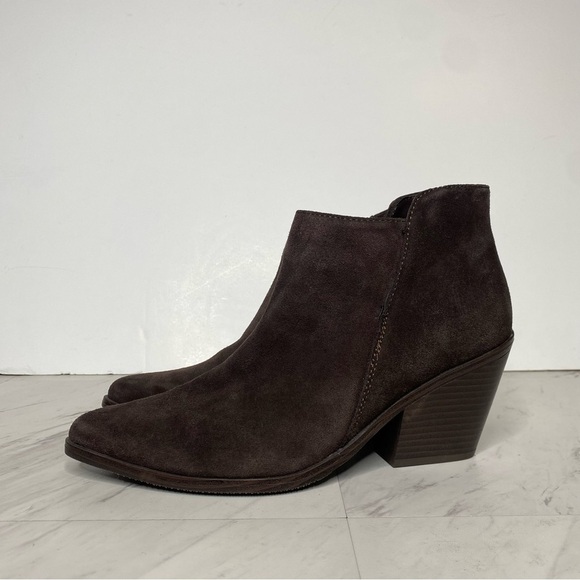 Blondo Naple Brown Suede Waterproof Bootie 9M - Picture 16 of 16